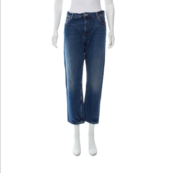 acne straight leg jeans